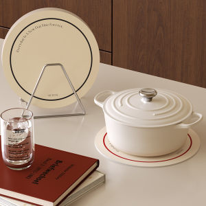 Bauhaus Style Heat Resistant Quick Dry Table Mat Dish Pad Nordic Style Desktop Protection Soft Mat Luxury Sensation Cup Coaster