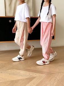 2024 new boys and girls summer sports sweatpants summer thin childrens casual pants children anti-mosquito pants