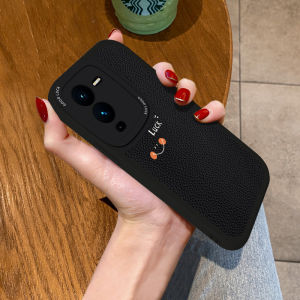 Vivo S15 Cute Smiling Face Silicone Phone Case Full Lens Protection Mens Womens Styles Available Simple Leather Texture Design