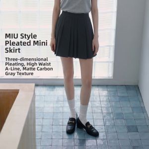 INMAN | Vintage Pleated A-Line Skirt