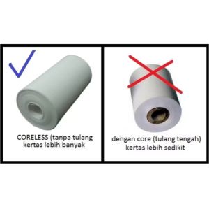 10 Roll kertas thermal EDC 57/58x30mm termurah