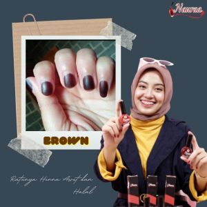 nauraa kutek muslimah / henna kuku halal dan sah dipakai sholat
