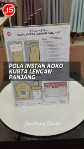 Pola Instan Baju Koko Kurta Lengan Panjang | Rotsa.Id