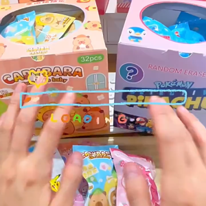 PENGHAPUS BLIND BAG SANRiIO PENGHAPUS LOTSO POKEMON DEMON SLAYER LUCU UNIK MURAH ERASER capybara