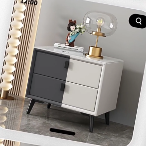 TableTrove Nordic Solid Wood Bedside Table - Drawer Storage Meja Tepi Katil Modern Bedroom Nightstand