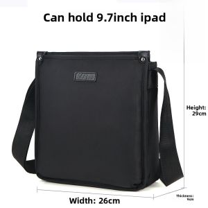 FEGER | Casual Oxford Cloth Single Shoulder Crossbody Bag For Men Outdoor Portable Briefcase Backpack With Computer Camera Phone Pouch