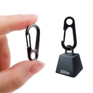 5Pcs Car Mini Carabiner Key Chain Clips Tiny Alloy Spring Snap Hook Keychain Clasps EDC Small Hanging Buckle