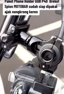 Braket Dudukan Lampu Tembak Spion: Panduan Pemasangan Holder di Spion Motor