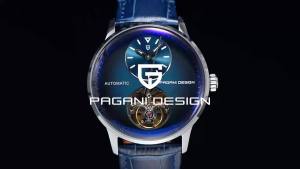 Pagani Design | PAGANI DESIGN PD-1796 Mens Automatic Mechanical Watch New Fashion Business Wristwatch M2791B Movement Hollow Skeleton Lumin