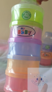 My Baby Milk Powder Container Non Toxic BPA Free Stackable Containers 3/4/5 layers