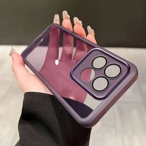 Transparent Phone Soft Case For Motorola Edge 40 Neo 50 Pro 70 60 Fusion Moto G56 5G G86 G06 Power G17 Camera Lens Protect Cover