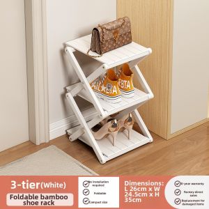 CHUJUN | Easy-to-Use No-Assembly Shoe Rack