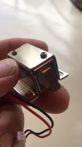 กลอนไฟฟ้า Solenoid Electromagnetic Door Lock DC 12V 600 mA สำหรับ Arduino หรือควบคุมการเปิดปิดตู้เก็บของระยะไกล NC