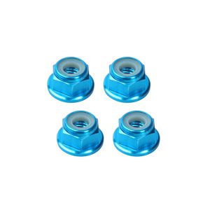 4pcs Metal M4 Wheel Lock Nuts for 1/10 RC Car Crawler Axial SCX10 90046 Capra AXI03007 TRX4 TRX6 Redcat Gen8 MST CFX