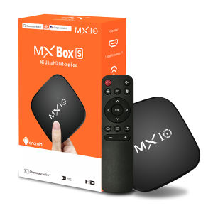 MX10 | Android TV Box Allwinner RK3228A Quad-Core 4K MX10 Build in Wi-Fi 2.4G Set-Top Box 2025 Upgrade Super TV Box