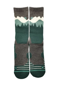 Merino Mernu Wool Hiking Hiking Skiing Professional Outdoor Sports Knee Socks Deodorizing Filter Warm-Keeping Socks