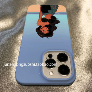 Bikini Style Black Leather Phone Case for Girls Korean HyunA Trend Apple iPhone 17 pro Max 17 Promax Modern 16 pro Art 14 Mobile Cover