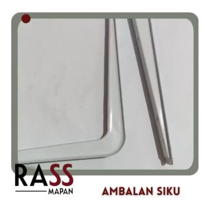 Ambalan Siku Penahan Rak Meja Mebel Fold Bracket kotak(Tebal)