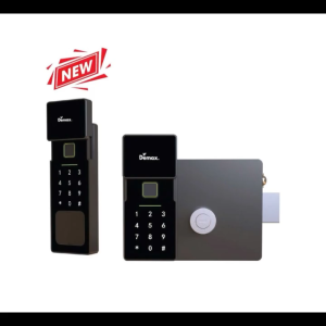 Khóa thông minh cửa cổng sắt Demax EL608 AC chống nước app wifi chính hãng công nghệ Đức cao cấp