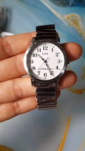 Đồng hồ nữ ALBA dây chun size:33mm second hand si nhật- đã qua sử dụng