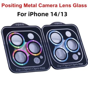 One-Click Full Cover Camera Lens Protector Tempered Glass For iPhone 1117 Pro Max 15 16 Pro Max 12 13 14 Pro Max 14 15 Plus 15 Pro Max 12 13 Pro Max 12/13 Mini Screen Protector Metal Ring Anti-drop HD Tempered Glass Film Screen Protection