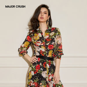 Floral High Waist Swing Set Skirt