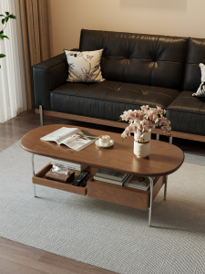 DONGMU | Vintage Minimalist Double Layer Coffee Table