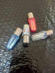 HKA - Lampu Stop Rem Motor Mobil kaki 2 32Led Model Mika 12volt Nyala Running dan Kedip