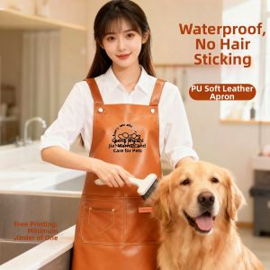 DIDILONG | Waterproof Oil-Resistant Soft PU Apron