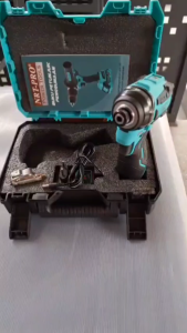 NRT-PRO TD 160 DC Mesin Bor Obeng Cordless Drill 16V Impact Driver Sekrup Screwdriver Baterai Batre Tangan Charger Cas TD160DC TD160 TD 160