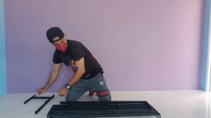 ชั้นวางต้นไม้แบบประกอบจิ๊กซอว์ ขนาดยาว100ซ.ม สามชั้น ควรเลือนลงอ่านข้อมูลเพิ่มเติมข้างล่าง