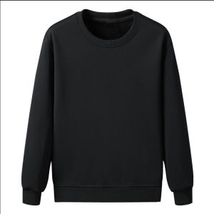 JIFANPAUL | Mens Loose Fleece-lined Hooded Sweatshirt Black Casual Sporty Autumn Winter New