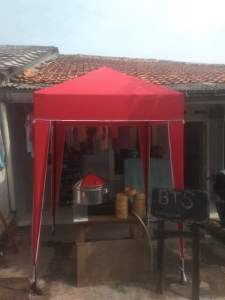 tenda JUALAN murah 1 x 1.5 tenda murah fullset tenda bazar tenda Pyramid tenda jualan warna bisa pilih pak ya frekuensi warna tenda murah berkualitas