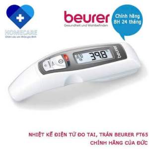 Nhiệt kế điện tử đo Tai Trán Beurer FT65 của Đức độ chính xác cao 1-5 giây có chức năng cảnh báo Sốt