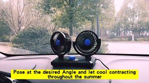 Dual Head Car Fan: A Multifunctional Vehicle Cooler