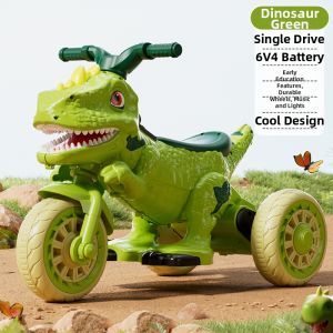 JIHU | Electric Light & Sound Ride-On Dinosaur Toy
