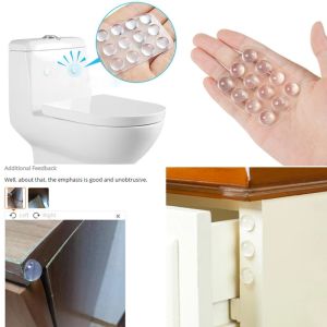 50ชิ้นแผ่นป้องกันตู้กันชนบัฟเฟอร์แดมเปอร์ แผ่นกันกระแทกยางกาว