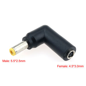 YuXi Laptop DC Power Adapter Plug for HP Dell 4.5*3.0mm Female To 4.0*1.7 4.8*1.7 5.5*2.1 5.5*2.5 MM Male DC Jack Converter