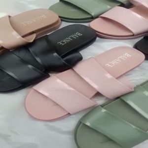 Sendal Karet Wanita Terbaru 0912-1 Sandal Jelly Kekinian Melani Untuk Wanita Dewasa Termurah