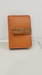 BOWEN 8842 DOMPET KARTU MINIMALIS MUAT BANYAK BAHAN SINTETIS TEBAL DENGAN KANCING