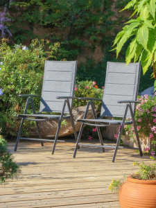 ZIYE | Folding Aluminum Recliner Chair