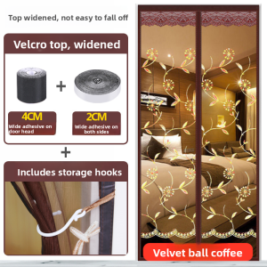 Magnetic Mosquito-Proof Door Curtain Summer Home Fly Control Bedroom Partition No Drilling Required Mesh Curtain Window Screen