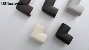 4 PCS/ 8 PCS Self Adhesive Baby Safety Table Corner Protector Table Edge Protector Table Corner Guards Children Protection Safety Furniture Corner Protector Strip Soft Edge Table Corners Protection Anti-Collision Bumper Guards