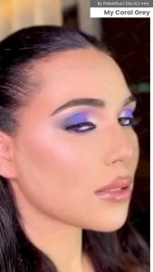 OLALILA Softlens My Coral Grey Wedding Lens by Pinkinsoftlens Normal Minus