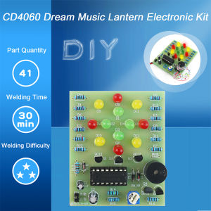 DIY Electronic Kit CD4060 Dream Lantern Music Box WeldingTtraining PCB Circuit Welding Practice Board