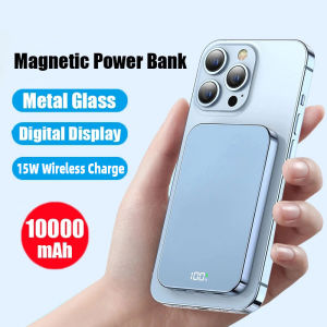 Magnetic Wireless Power Bank 10000mAh Fast Charge Portable External Auxiliary Battery