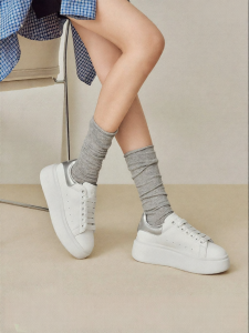Belle | Heights Increasing 5.5CM White Sneakers