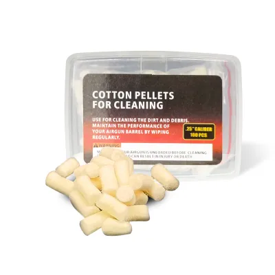 Tactical VFG Cleaning Pellets .177 .22 .25 4.5mm Caliber Wool Felt Cleaning Kit with Woven Texture Removed Fouling and Dirt