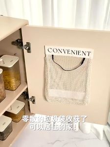 ถุงตาข่าย ใส่ของ แบบแปะผนัง ขนาดใหญ่ จุของได้เยอะ กระเป๋าตาข่าย พับได้ พกพาสะดวก ให้เยอะ ราคาเฉพาะ