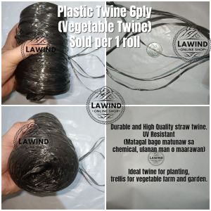 1 ROLL Trellises Balag Banana Twine or Vegetable Twine 1 Ply / 2 ply / 3 ply / Twigs / Tali / Pambalag Farm Farming Farmers Garden Gardening Balag for Sitaw Ampalaya Pipino Cucumber Bataw Patani Kundol Bakod Panali